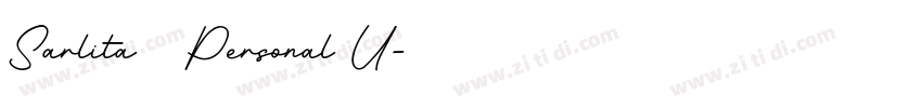Sarlita   Personal U字体转换